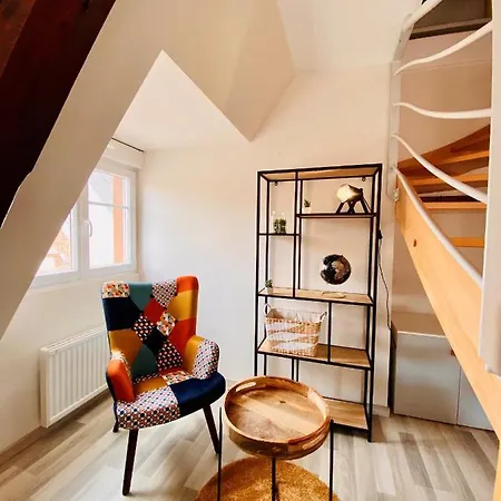 L'Envolee Alsacienne - Magnifique Appartement En Duplex Ostheim Exterior foto